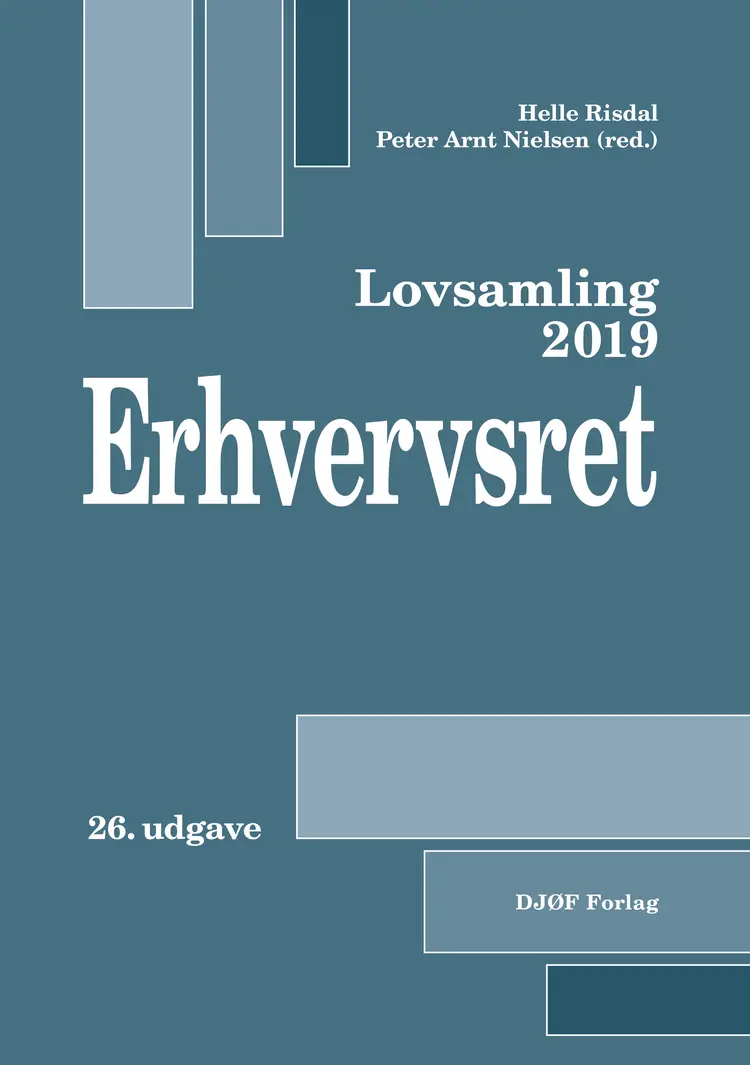 Lovsamling 2019- Erhvervsret af Peter Arnt Nielsen