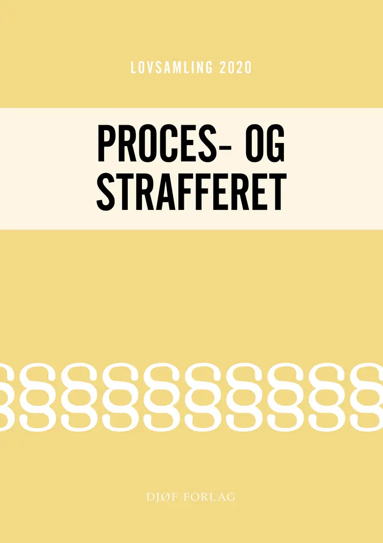 Lovsamling 2020 - Proces- og strafferet af af Jens Møller (red.)