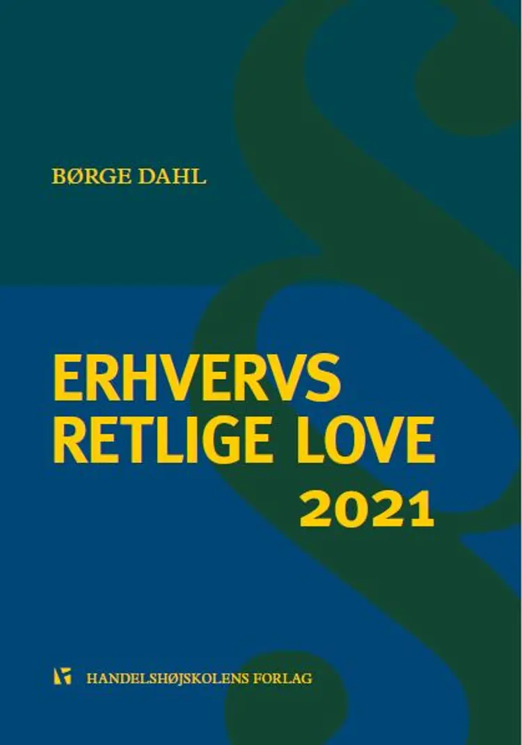 Erhvervsretlige love 2021 af af Børge Dahl