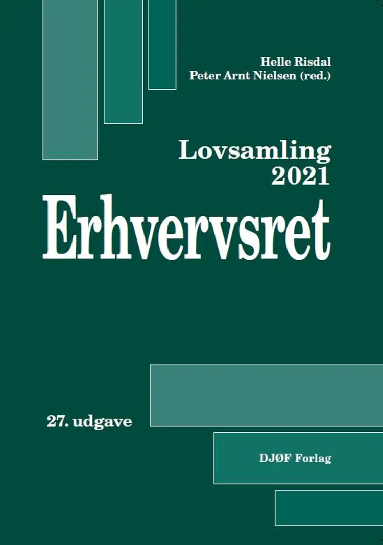 Lovsamling Erhvervsret 2021 af Helle Næss-Schmidt Risdal (ansv. red.)