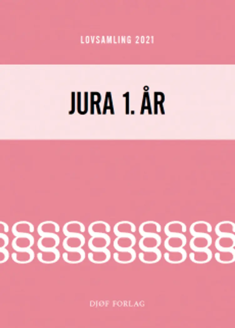Lovsamling 2021 - Jura 1. år af af Jens Møller (red.)