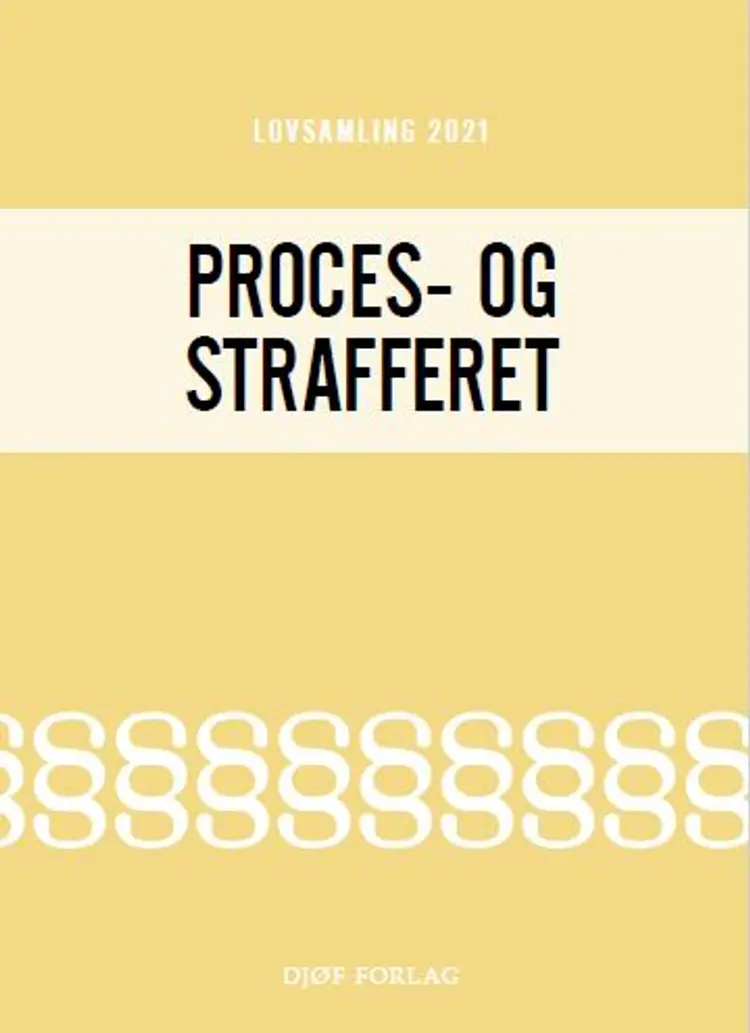 Lovsamling 2021 Proces- og strafferet af af Jens Møller (red.)