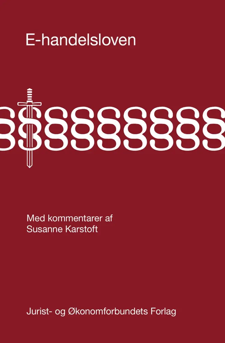 E-handelsloven af Susanne Karstoft