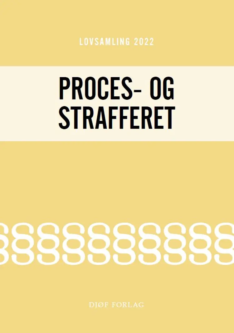 Lovsamling 2022 - Proces- og Strafferet af Jens Møller (red.)