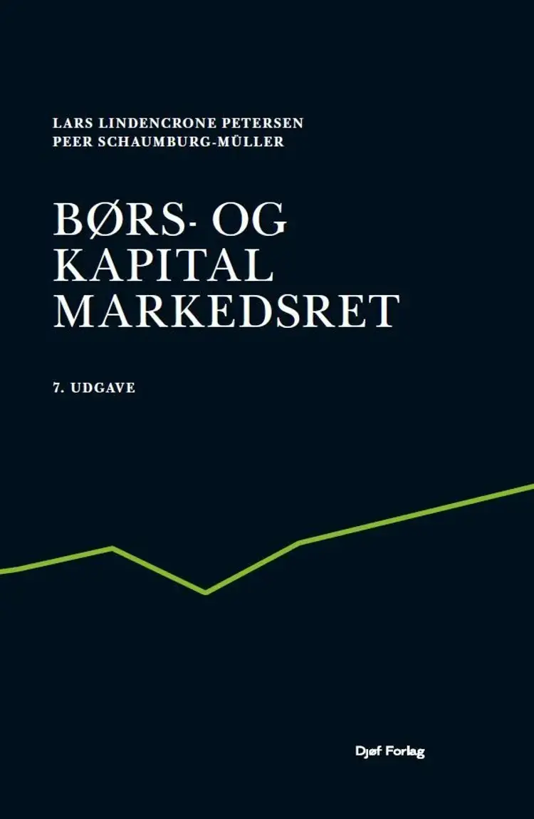 Børs- og kapitalmarkedesret af Peer Schaumburg-Müller