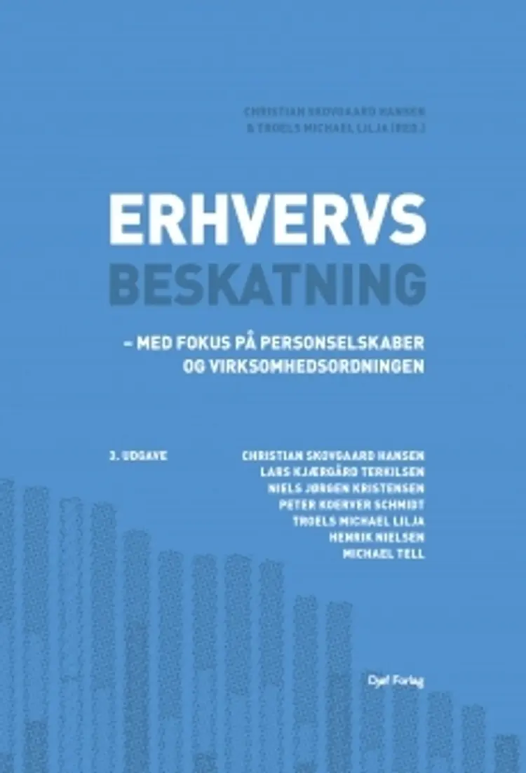 Erhvervsbeskatning - med fokus på personselskaber og virksomhedsordningen af Henrik Nielsen