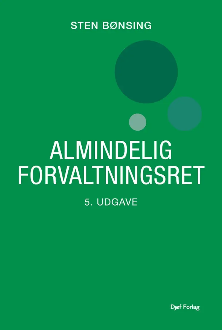 Almindelig forvaltningsret af Bønsing S