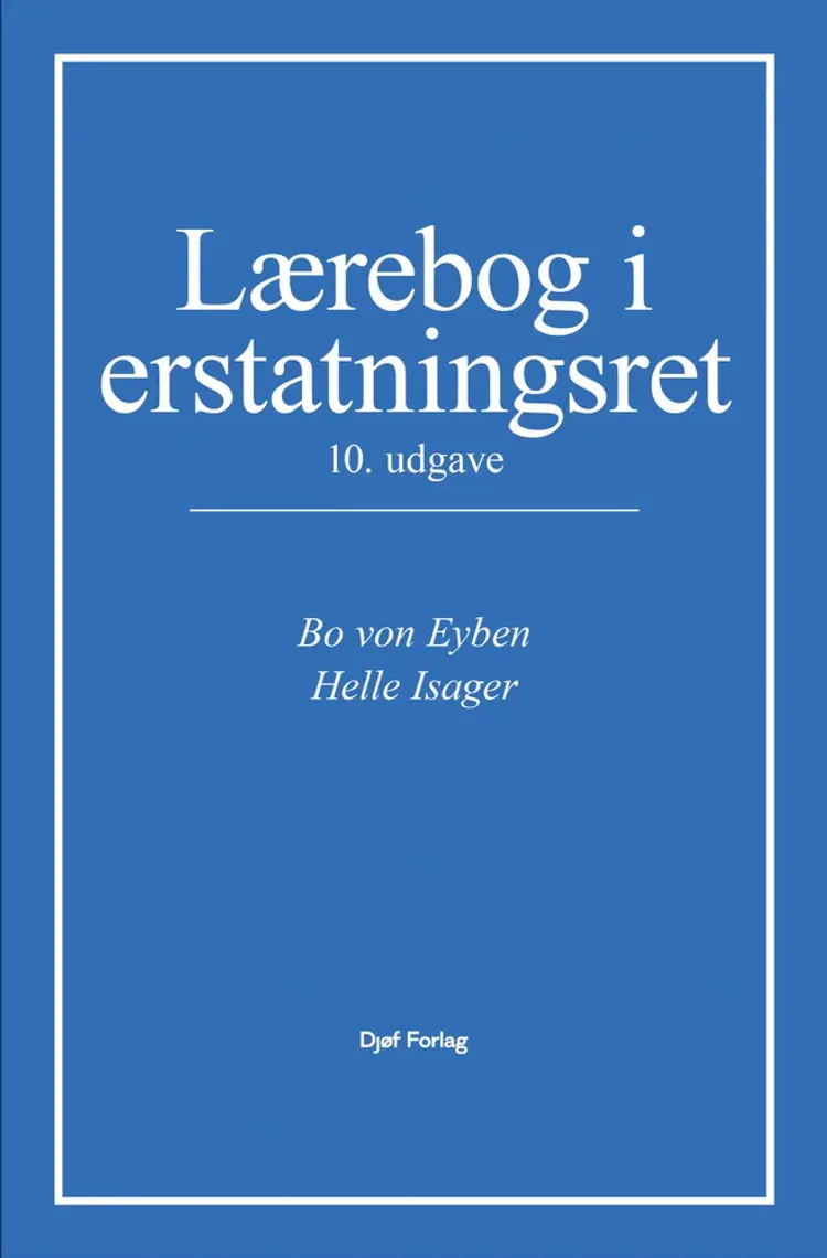 Lærebog i erstatningsret af Bo von Eyben