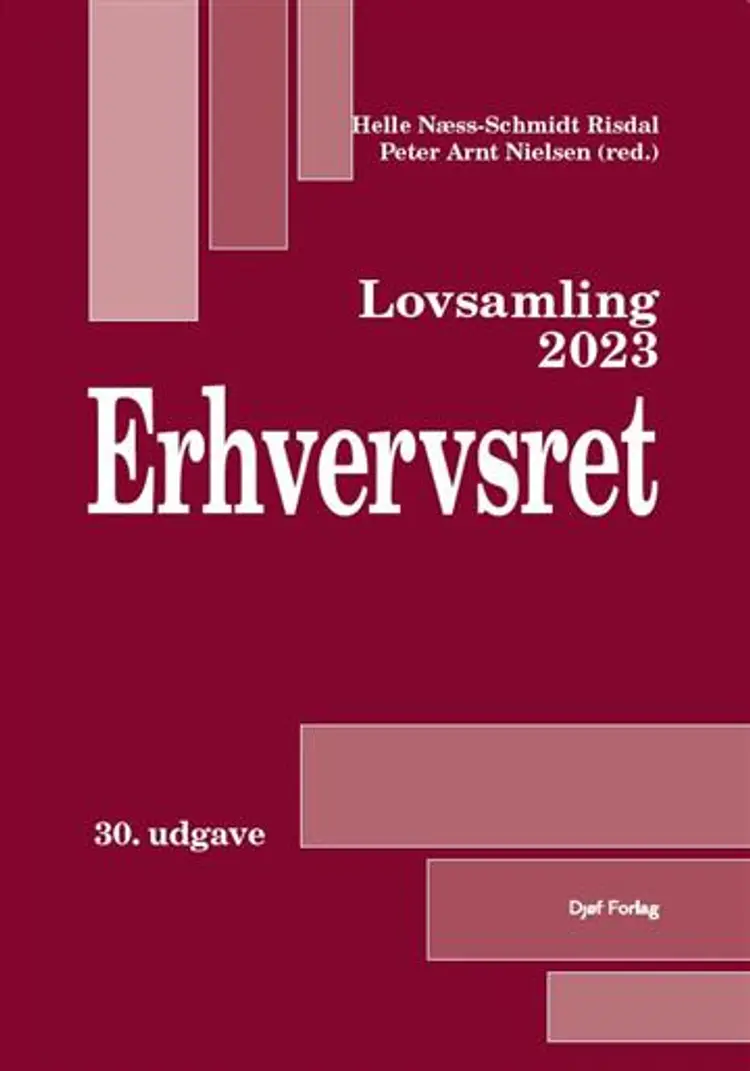 Lovsamling Erhvervsret 2023 af Peter Arnt Nielsen