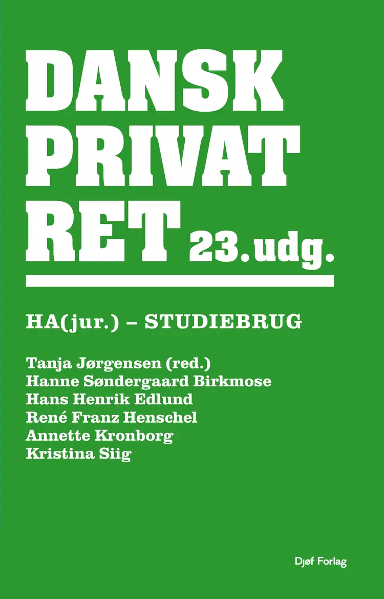 Dansk privatret af Nis Jul Clausen (ansv. red.)