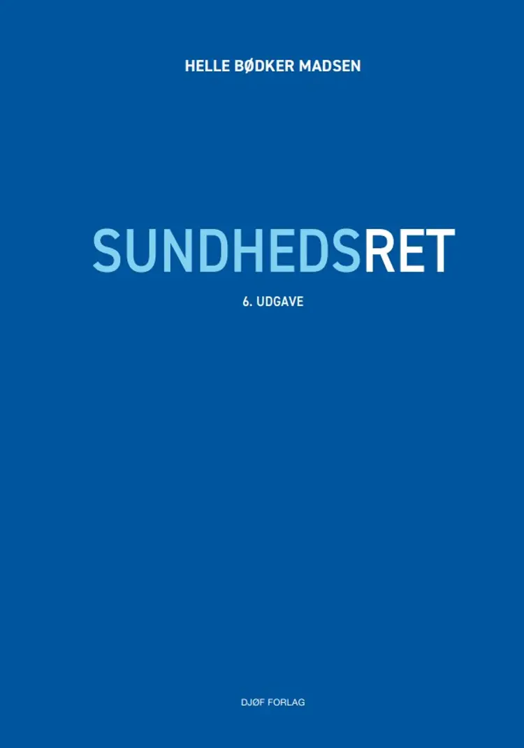 Sundhedsret af Helle Bødker Madsen