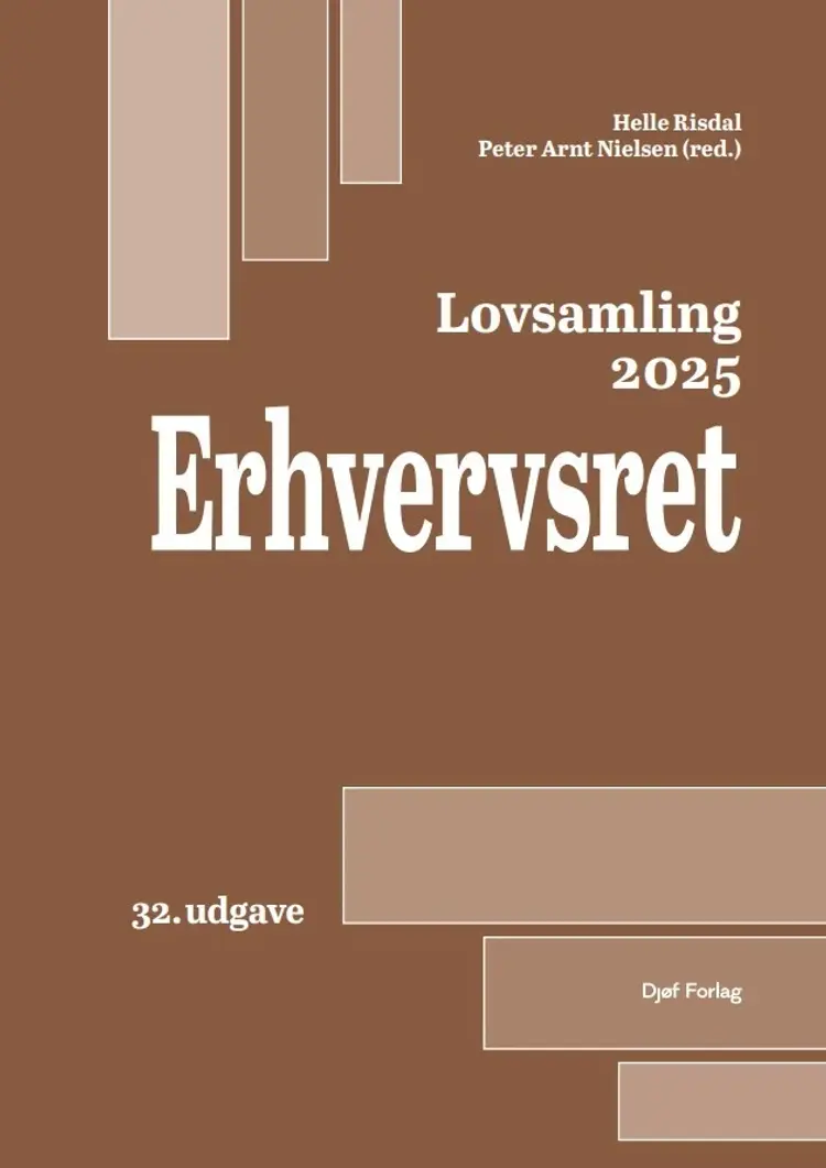 Lovsamling 2025 Erhvervsret af Helle Næss-Schmidt Risdal