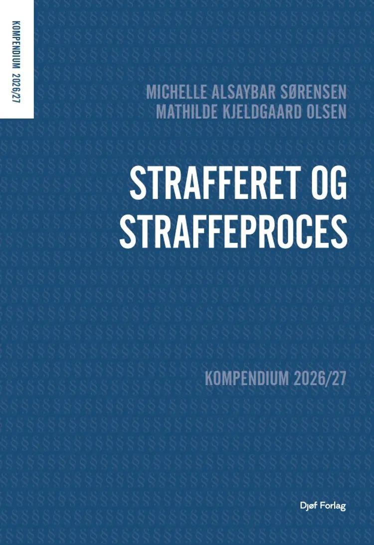 Kompendium i strafferet og straffeproces af Michelle Alsaybar Sørensen