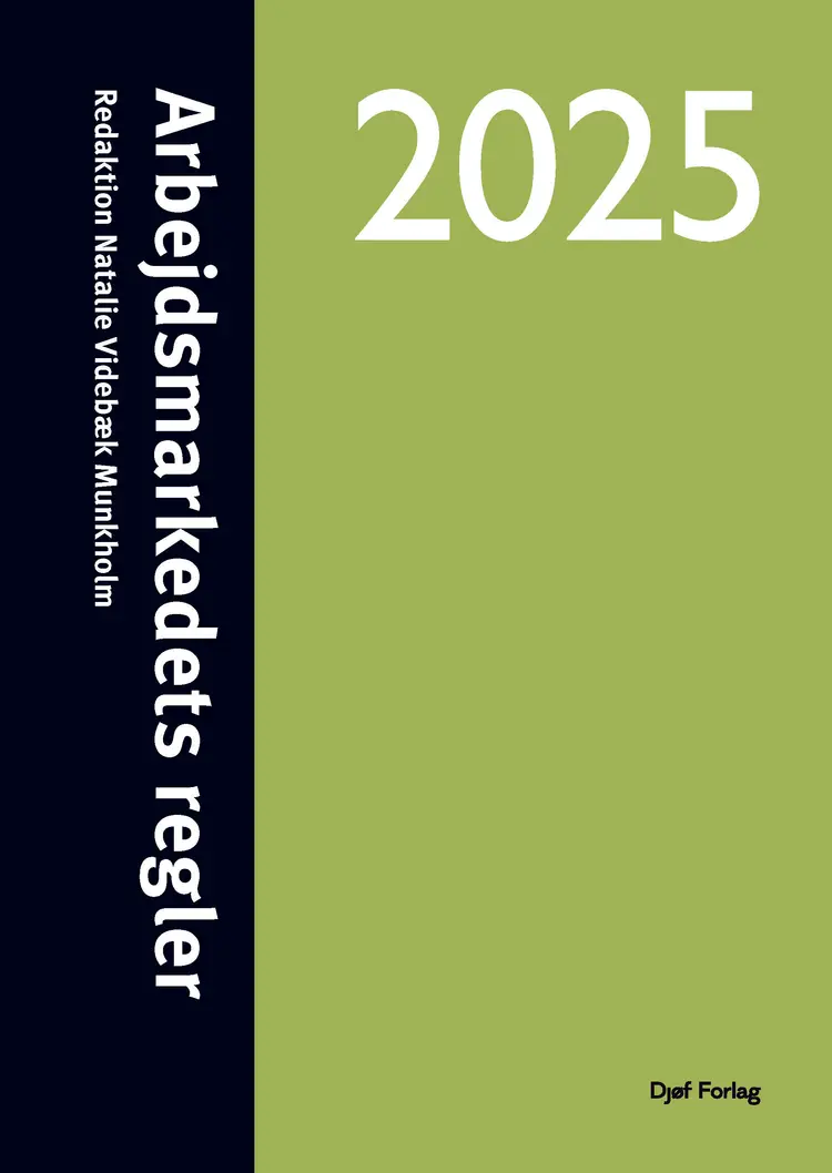 Arbejdsmarkedets regler 2025 af Natalie Videbæk Munkholm (red.)