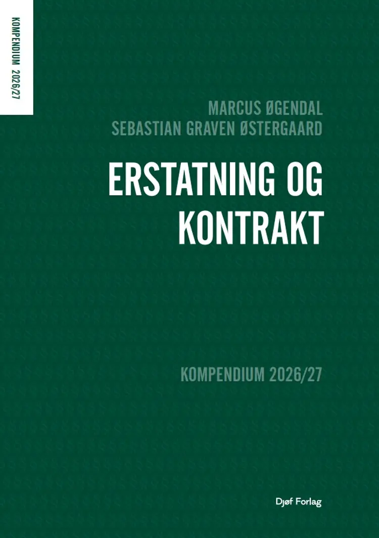 Kompendium i erstatning og kontrakt af Marcus Øgendal