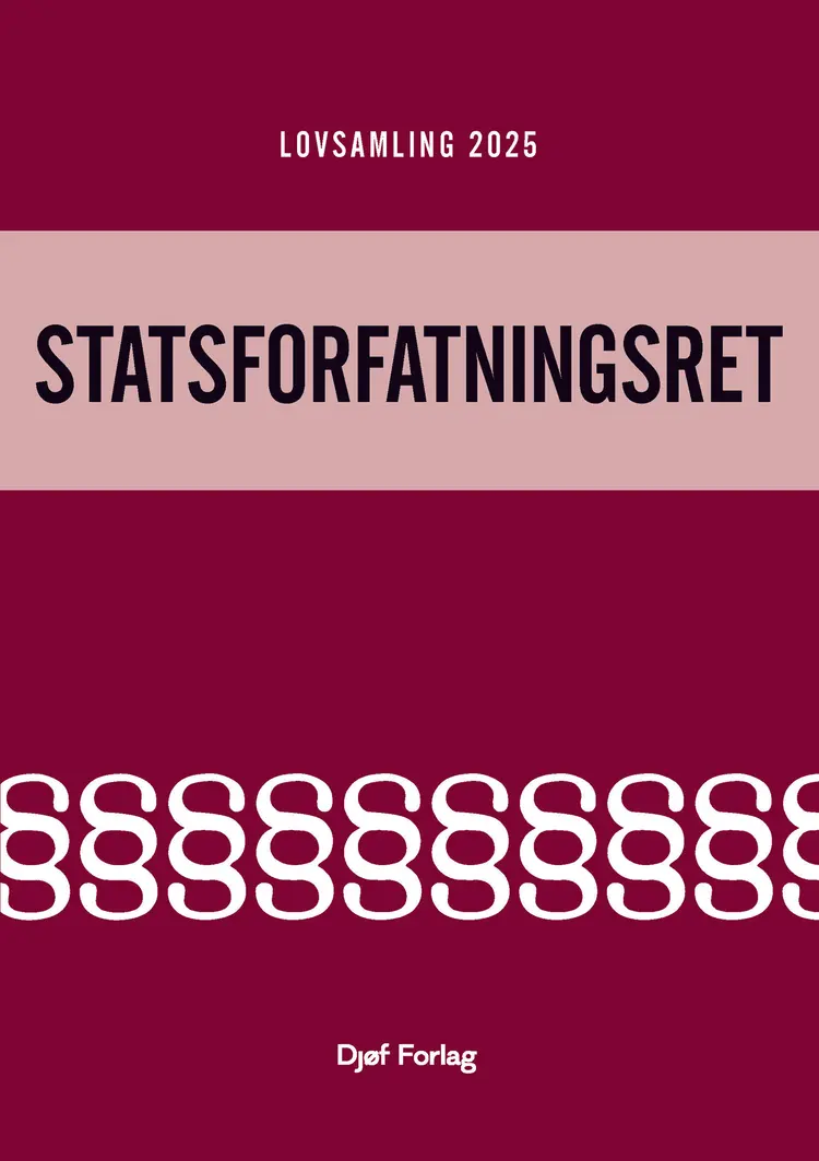 Lovsamling 2025 - Statsforfatningsret af Michael Hansen Jensen (red.)