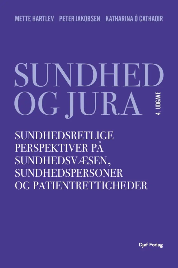 Sundhed og jura af Mette Hartlev