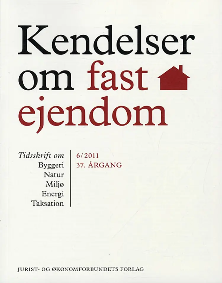 Kendelser om fast ejendom 2011/6 af Ellen Margrethe Basse