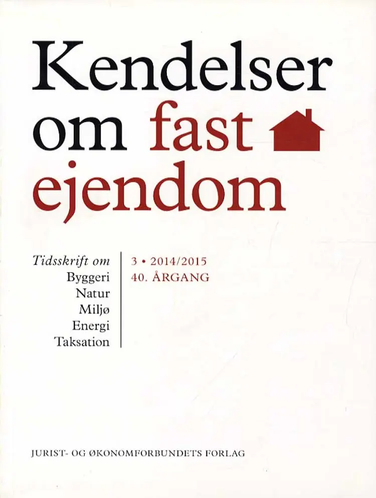 Kendelser om fast ejendom 2014/3 af Ellen Margrethe Basse