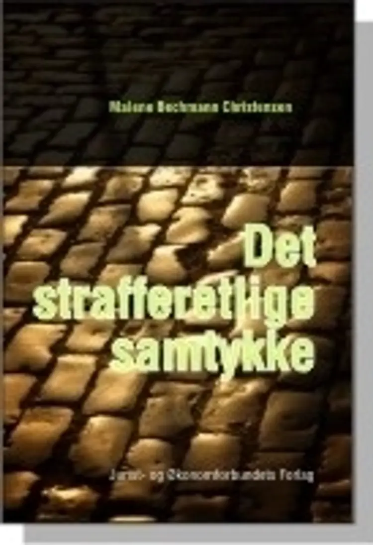 Det strafferetlige samtykke af Malene Bechmann Christensen