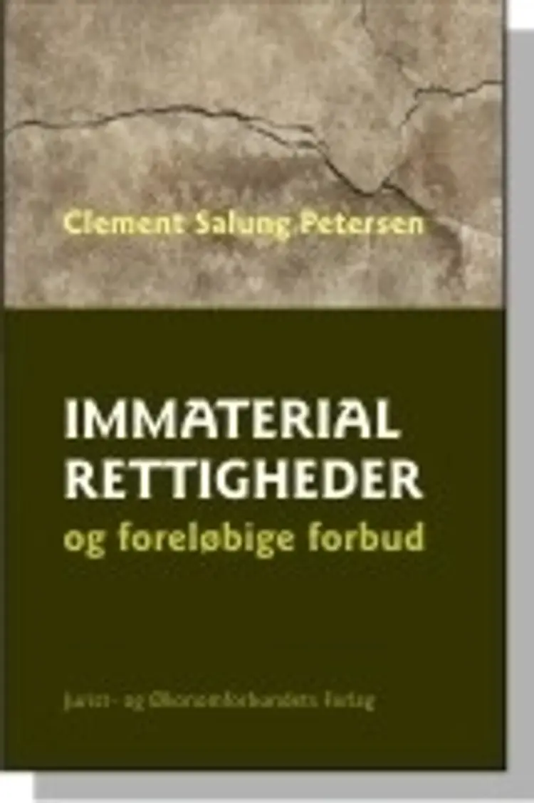 Immaterialrettigheder og foreløbige forbud af Clement Salung Petersen