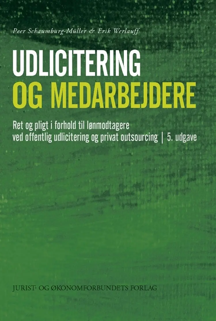 Udlicitering og medarbejdere af Peer Schaumburg-Müller