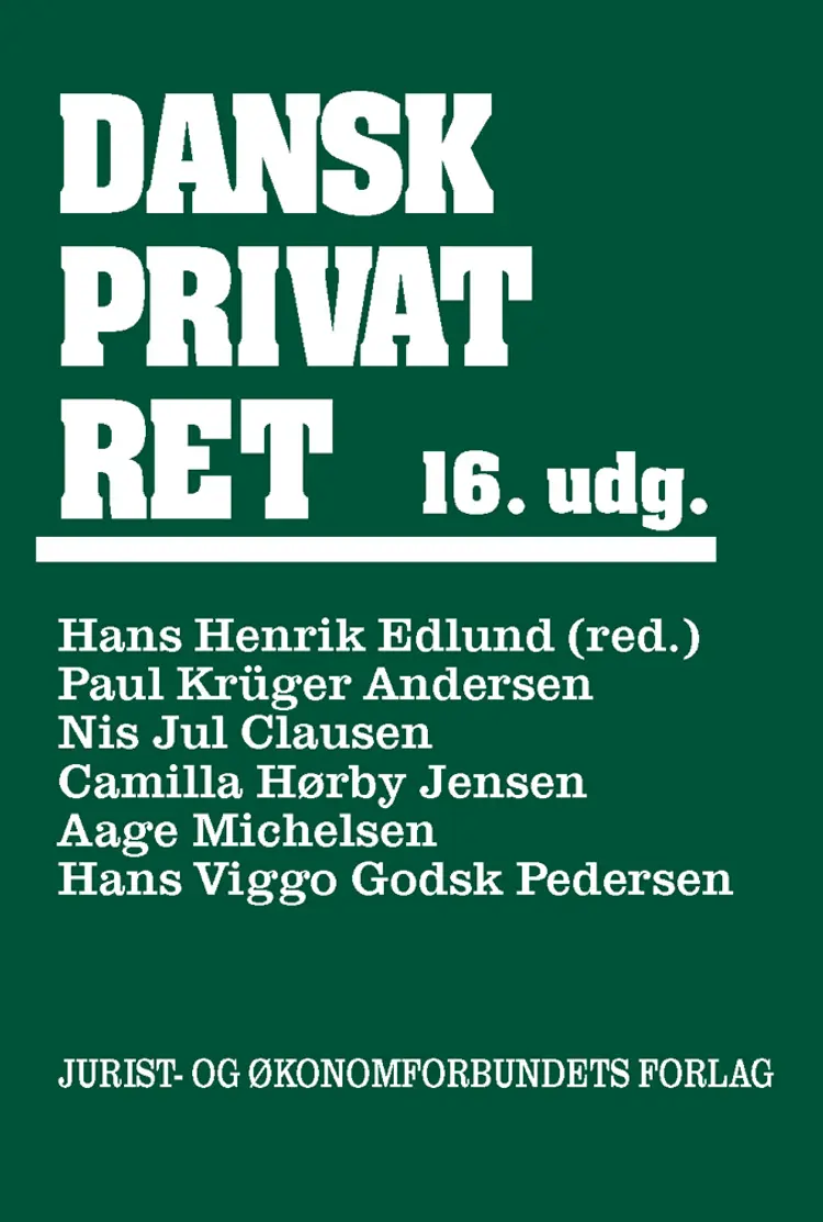 Dansk privatret af Paul Krüger Andersen