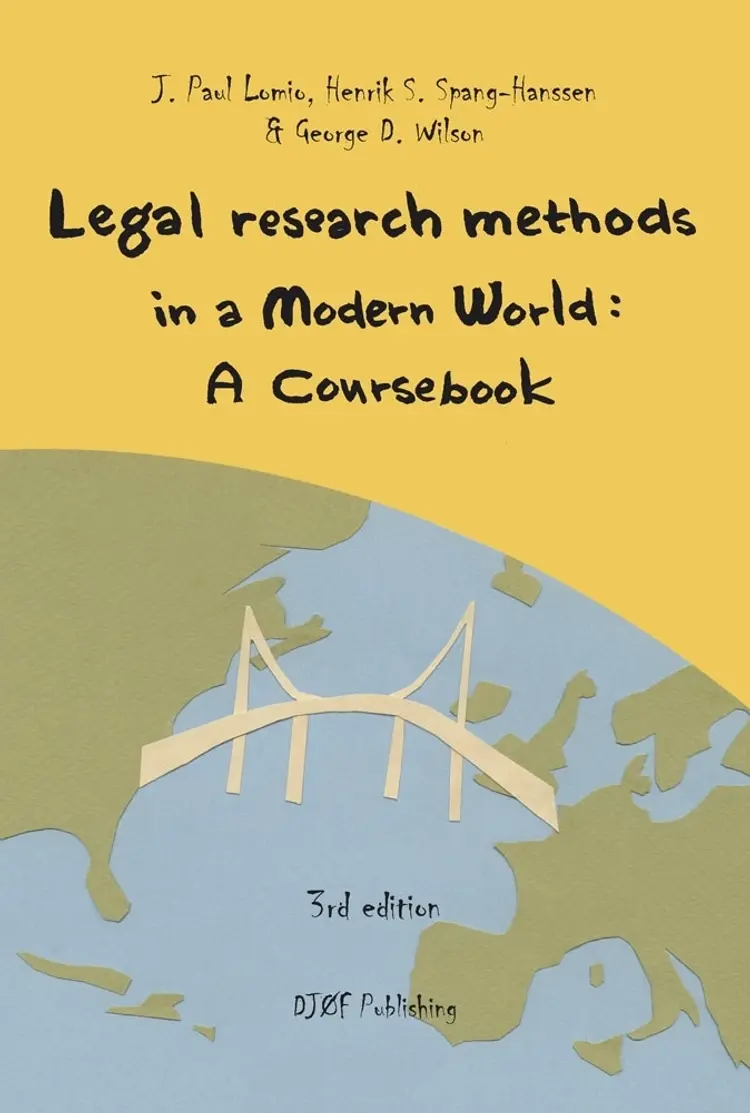 Legal Research Methods in a Modern World af Henrik Spang-Hanssen