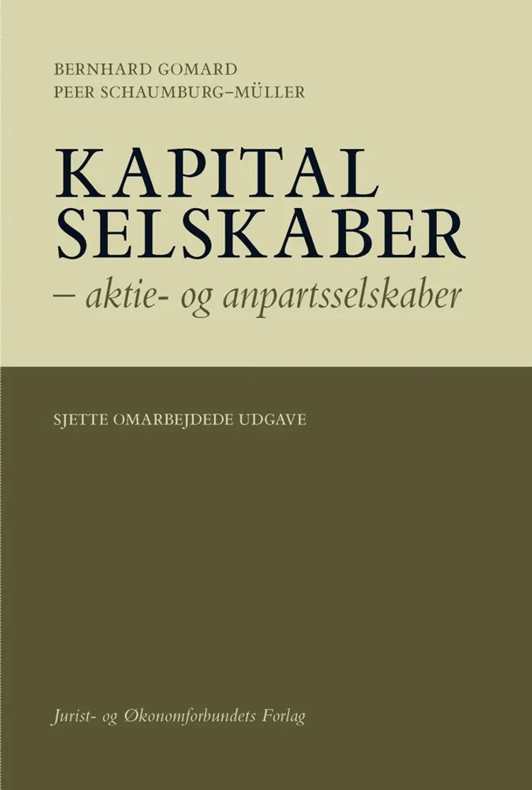 Kapitalselskaber af Bernhard Gomard
