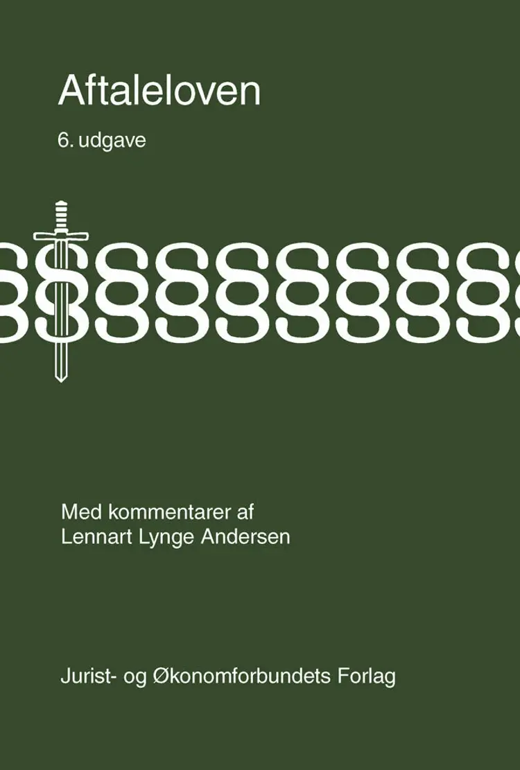 Aftaleloven med kommentarer af Lennart Lynge Andersen