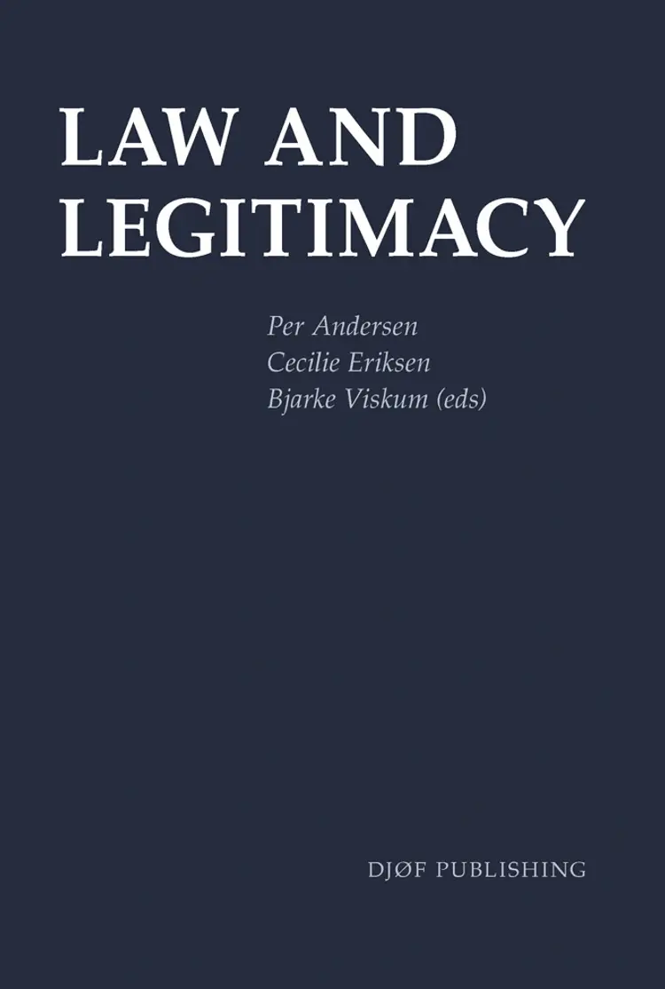 Law and legitimacy af Cecilie Eriksen