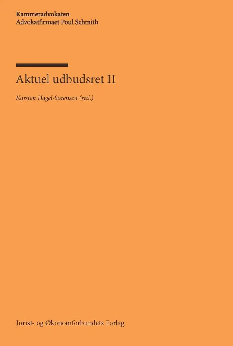 Aktuel udbudsret af Karsten Hagel-Sørensen