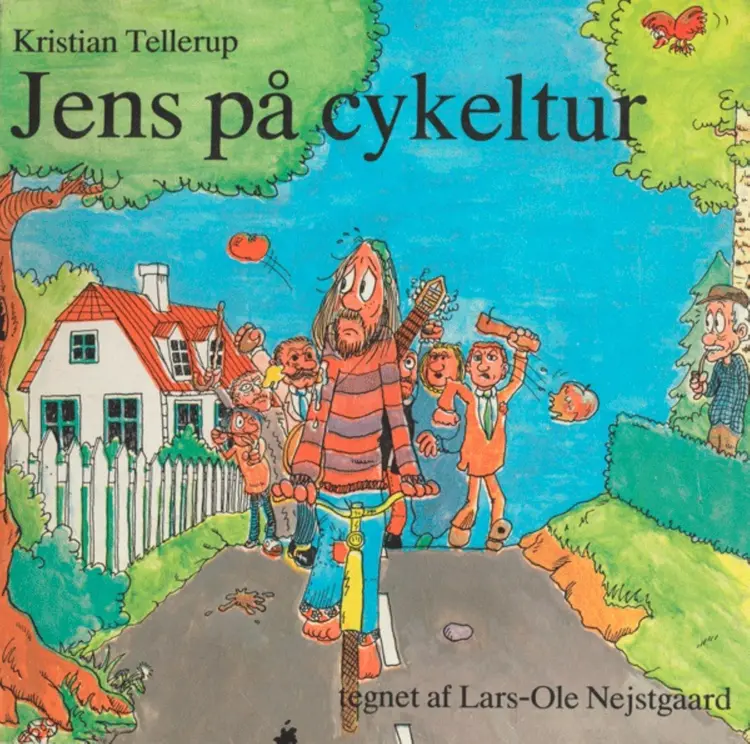 Jens på cykeltur af Kristian Tellerup