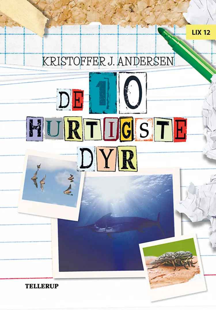 De 10 hurtigste dyr af Kristoffer J. Andersen