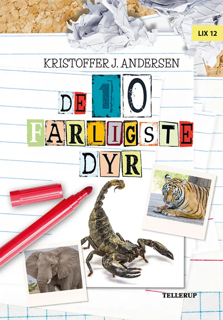 De 10 farligste dyr af Kristoffer J. Andersen