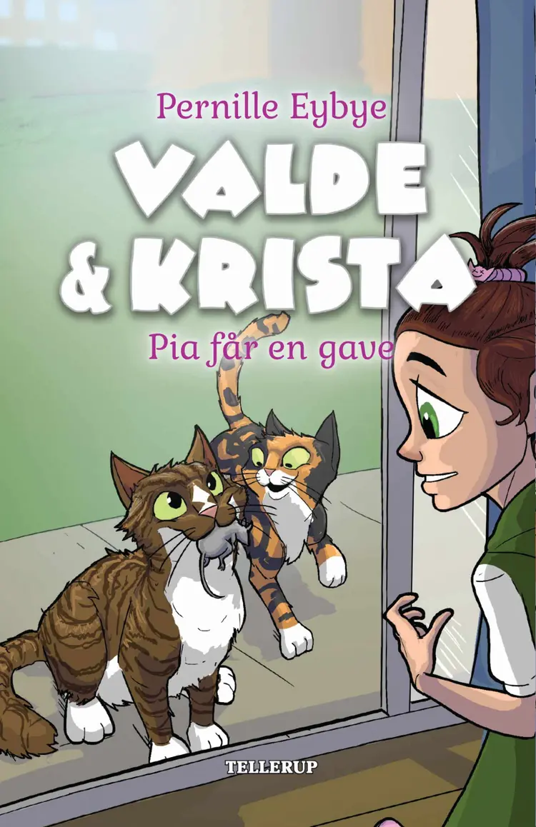 Pia får en gave af Pernille Eybye