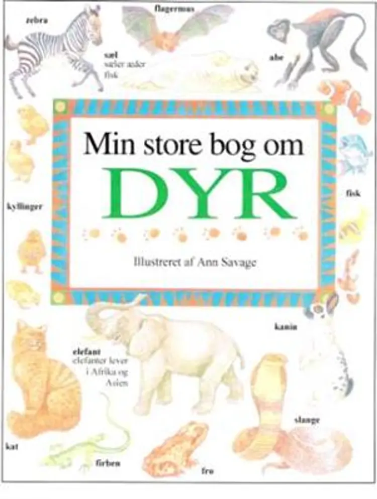 Min store bog om dyr af Jenny Vaughan