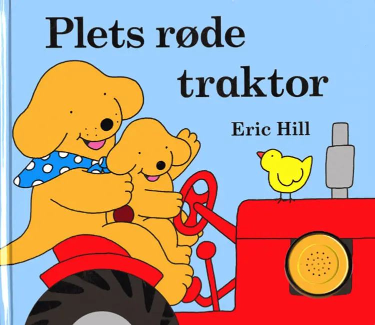 Plets røde traktor af Eric Hill