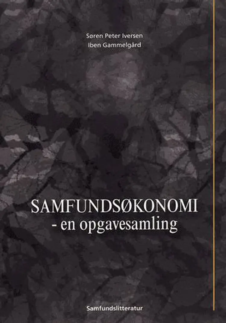 Samfundsøkonomi af Søren Peter Iversen