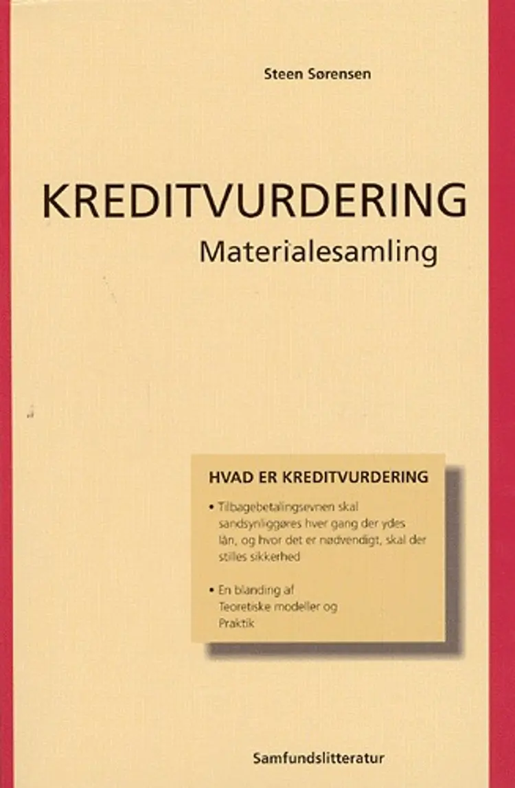 Kreditvurdering af Steen Sørensen