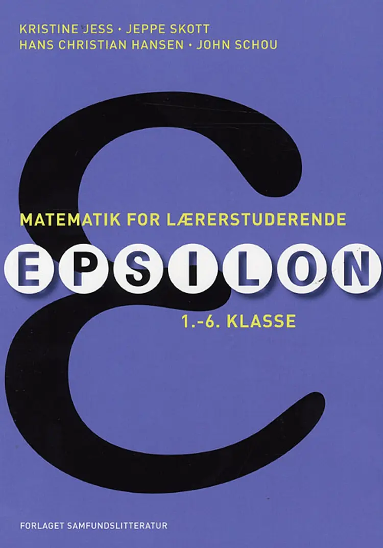 Matematik for lærerstuderende af Kristine Jess