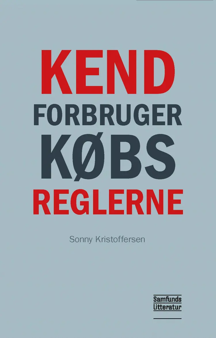 Kend forbrugerkøbsreglerne af Sonny Kristoffersen