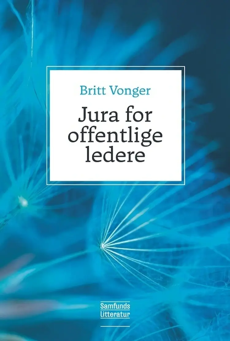 Jura for offentlige ledere af Britt Vonger