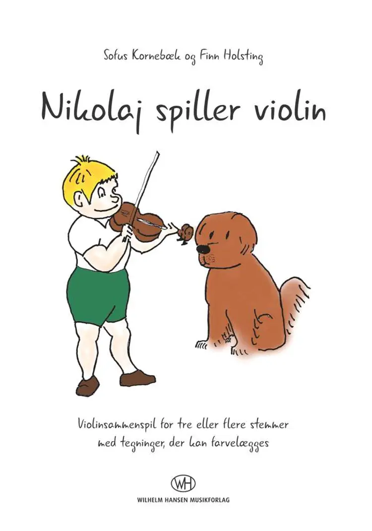Nikolaj spiller violin af Finn Holsting