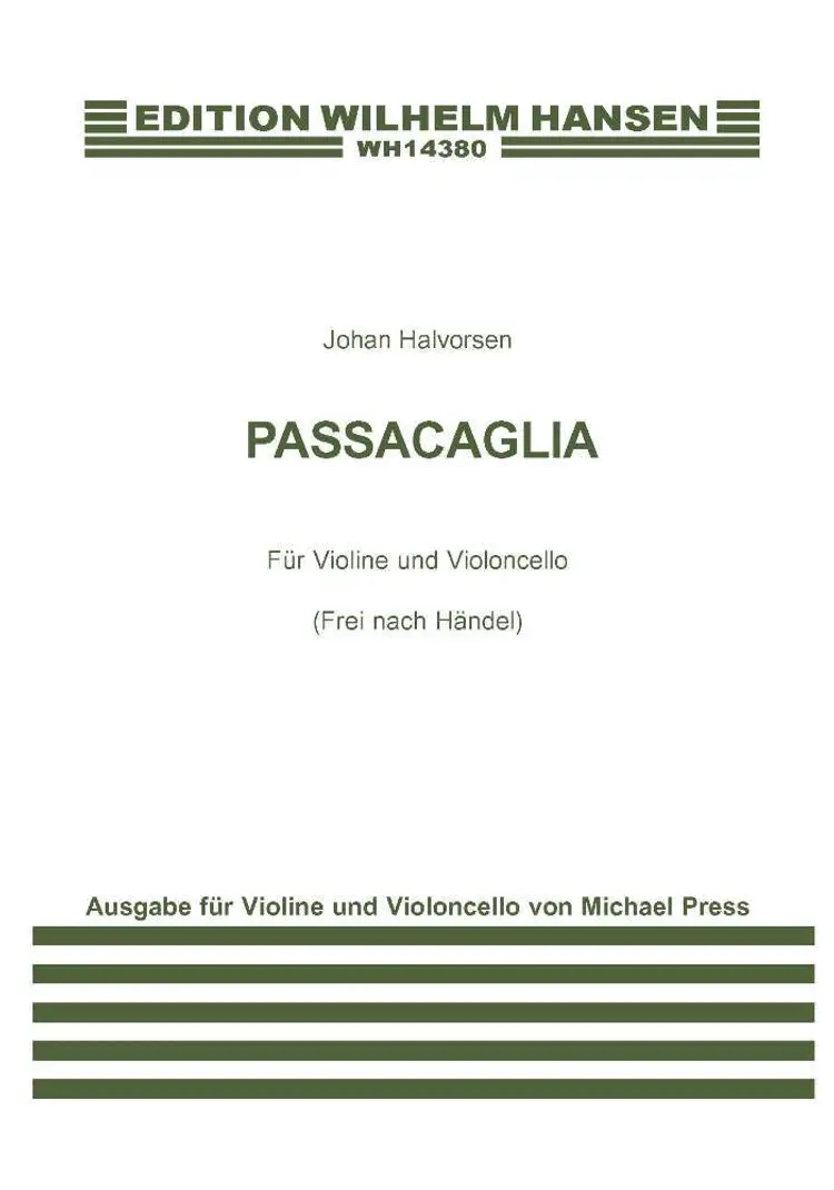 Passacaglia (Händel) für Violine und Violoncello af Johan Halvorsen