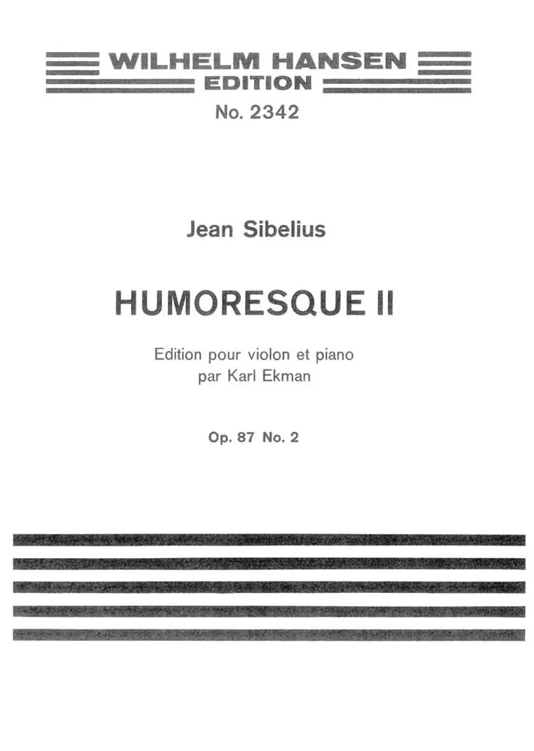 Humoreske nr.2 op.87/2 af Jean Sibelius