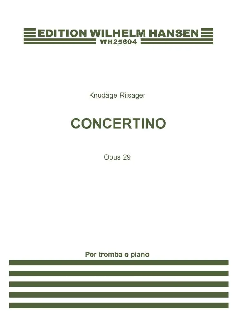 Concertino Op. 29 af Knudåge Riisager