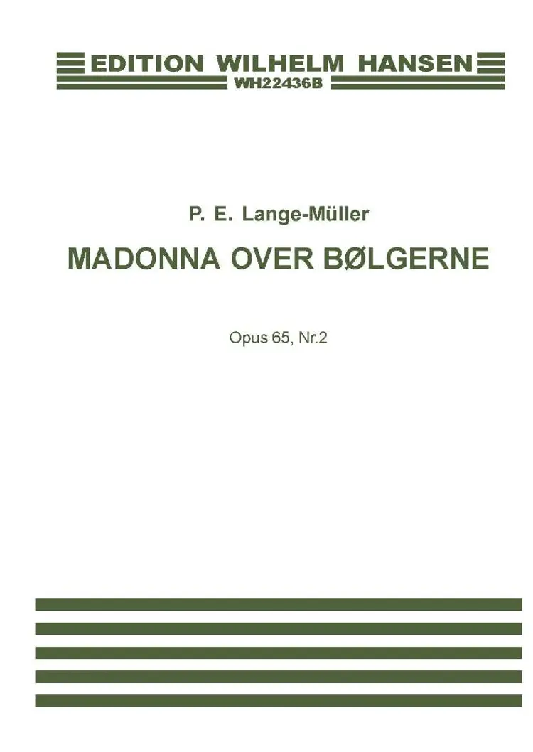 Madonna over bølgerne, Op.65/2 af P. E. Lange-Müller