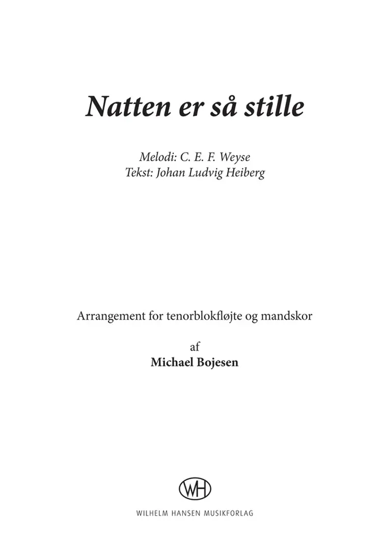 Natten er så stille af Michael Bojesen