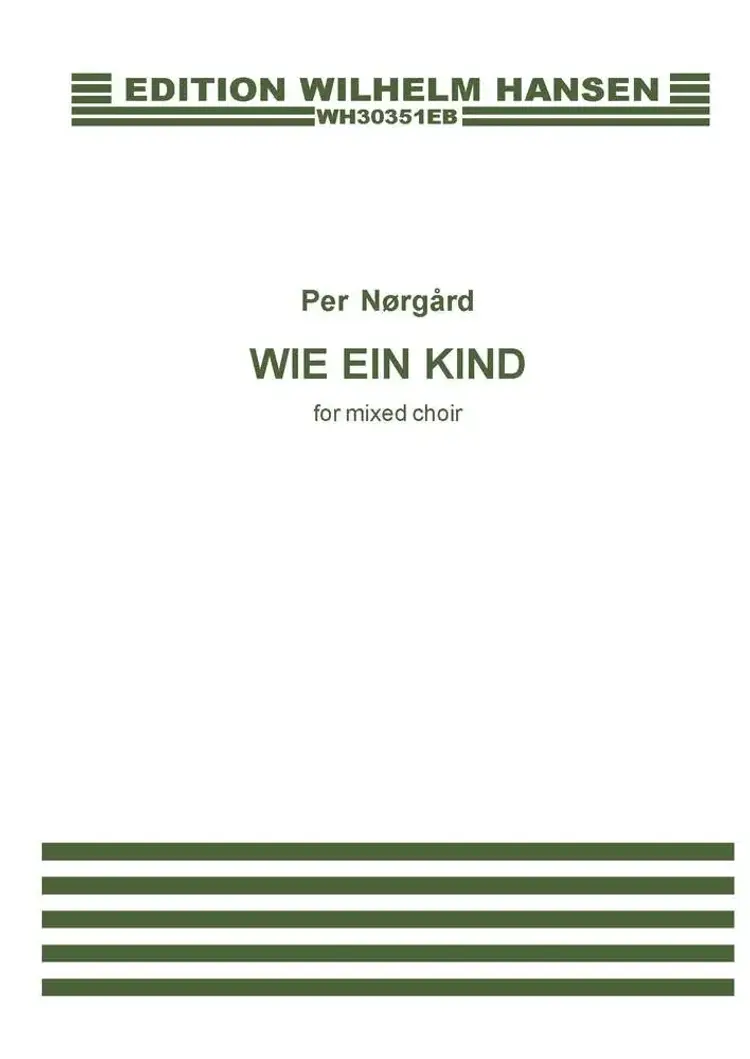 Wie ein kind af Rainer Maria Rilke